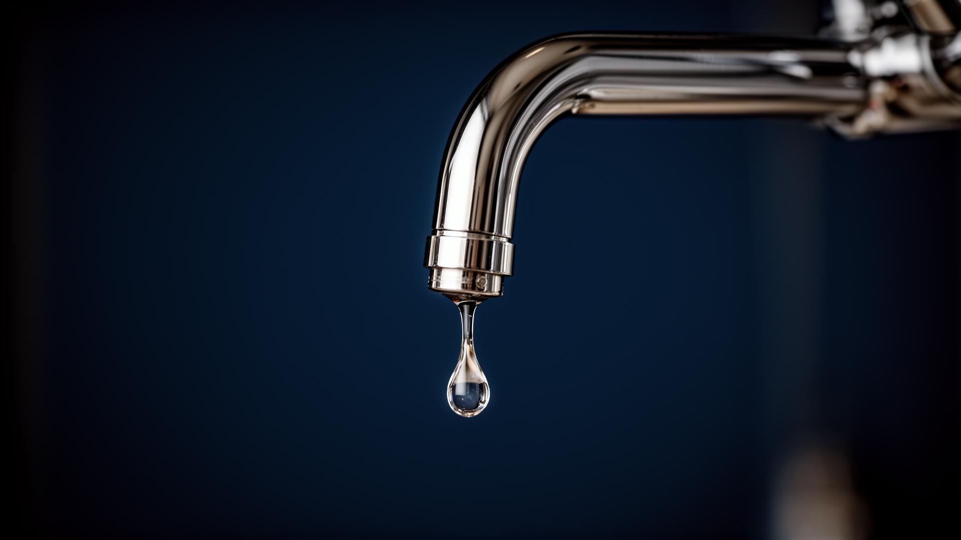 Little Leak Co plumber tightening a brass kitchen tap in a Leicestershire home